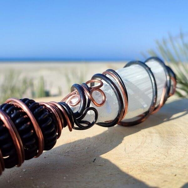Selenite Bioenergetic Wand - Pulsation Pen